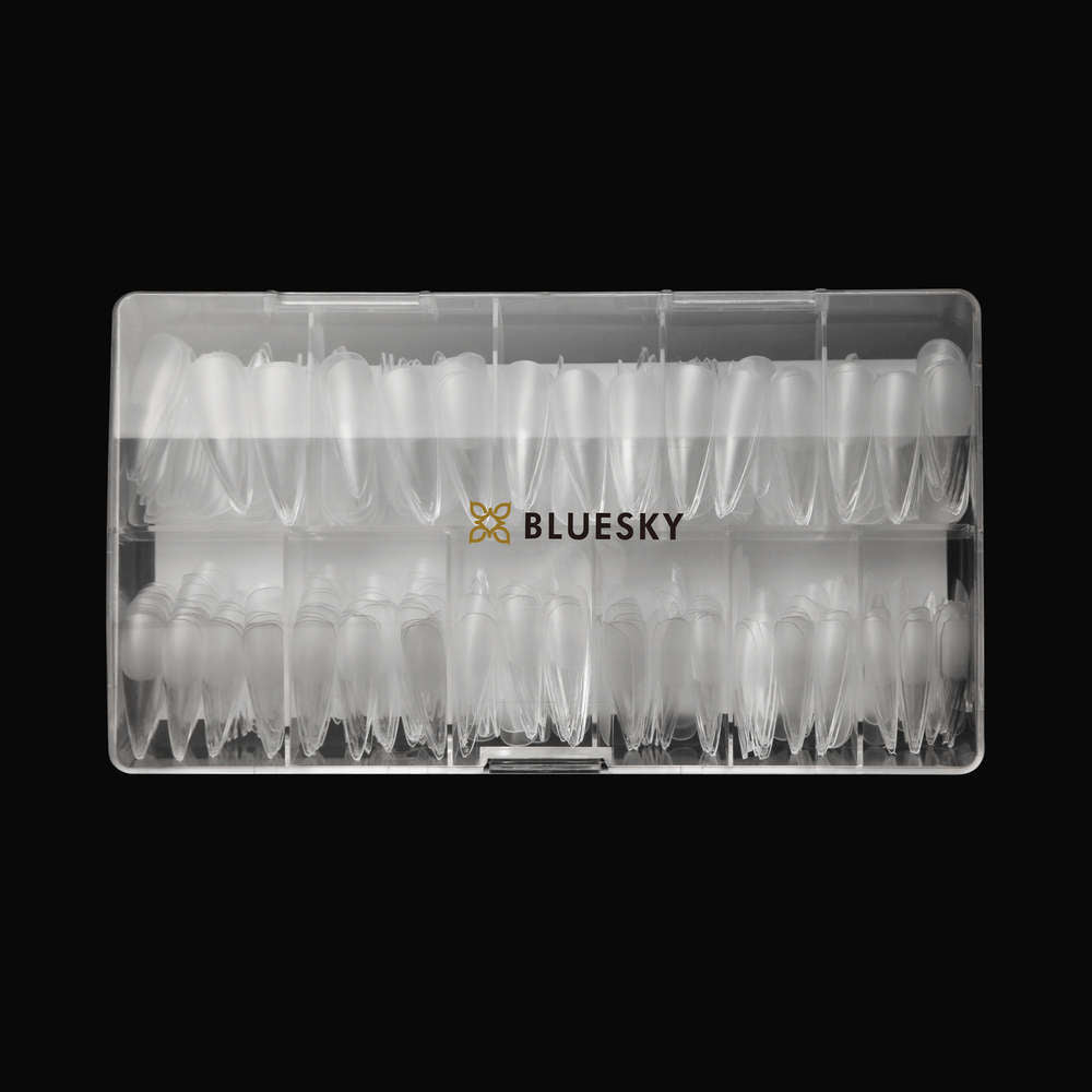 Bluesky Soft Gel Full Nail Tips, Stiletto