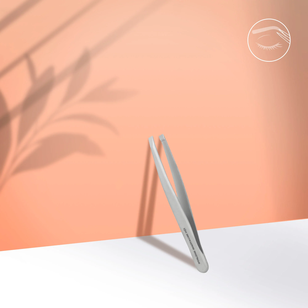 Staleks Pro Tweezers Beauty & Care 10 Tweezers, Type 1, Wide Straight TBC-10/1