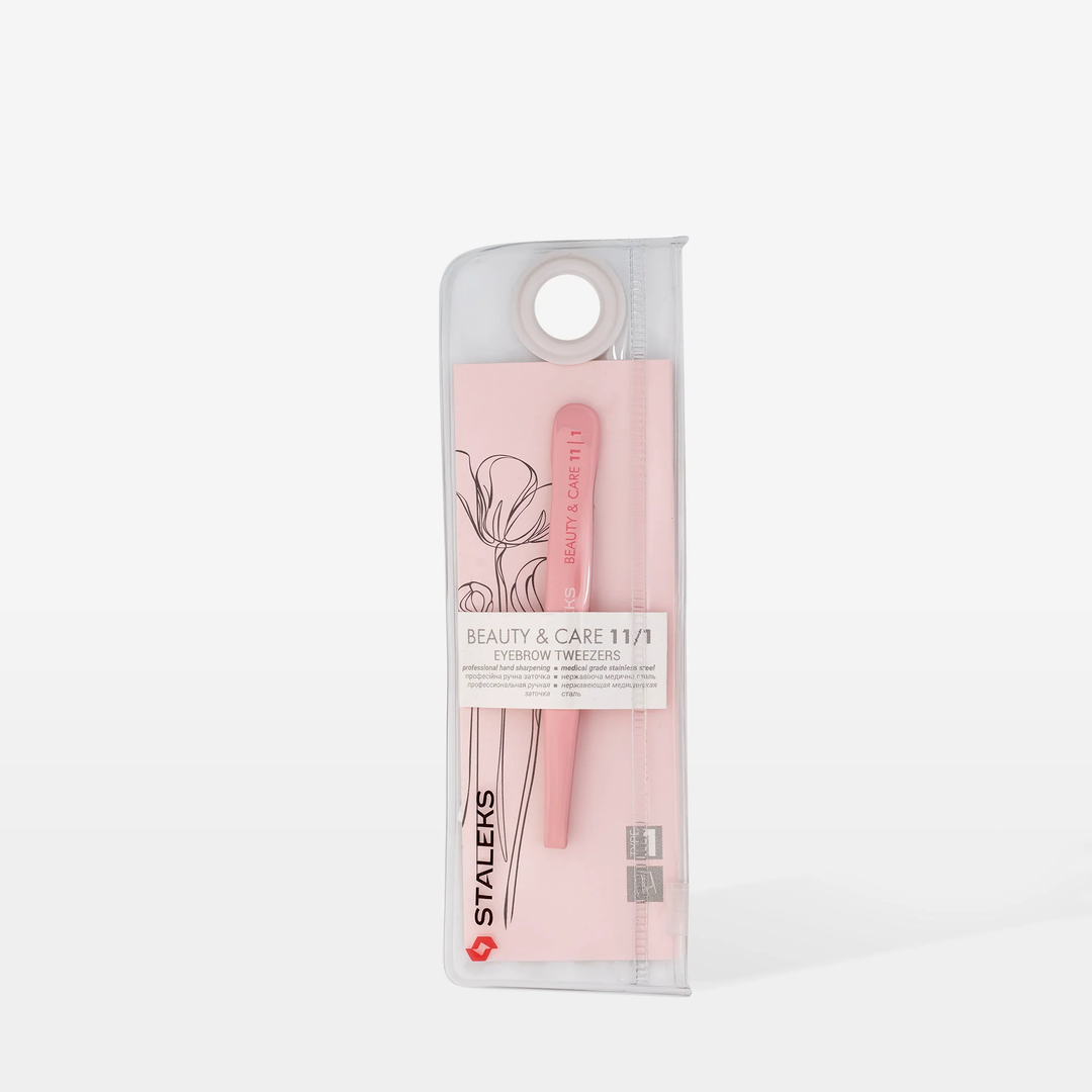 Staleks Pro Tweezers Beauty & Care 11 Pinsetit, Type 1, Wide Straight TBC-11/1