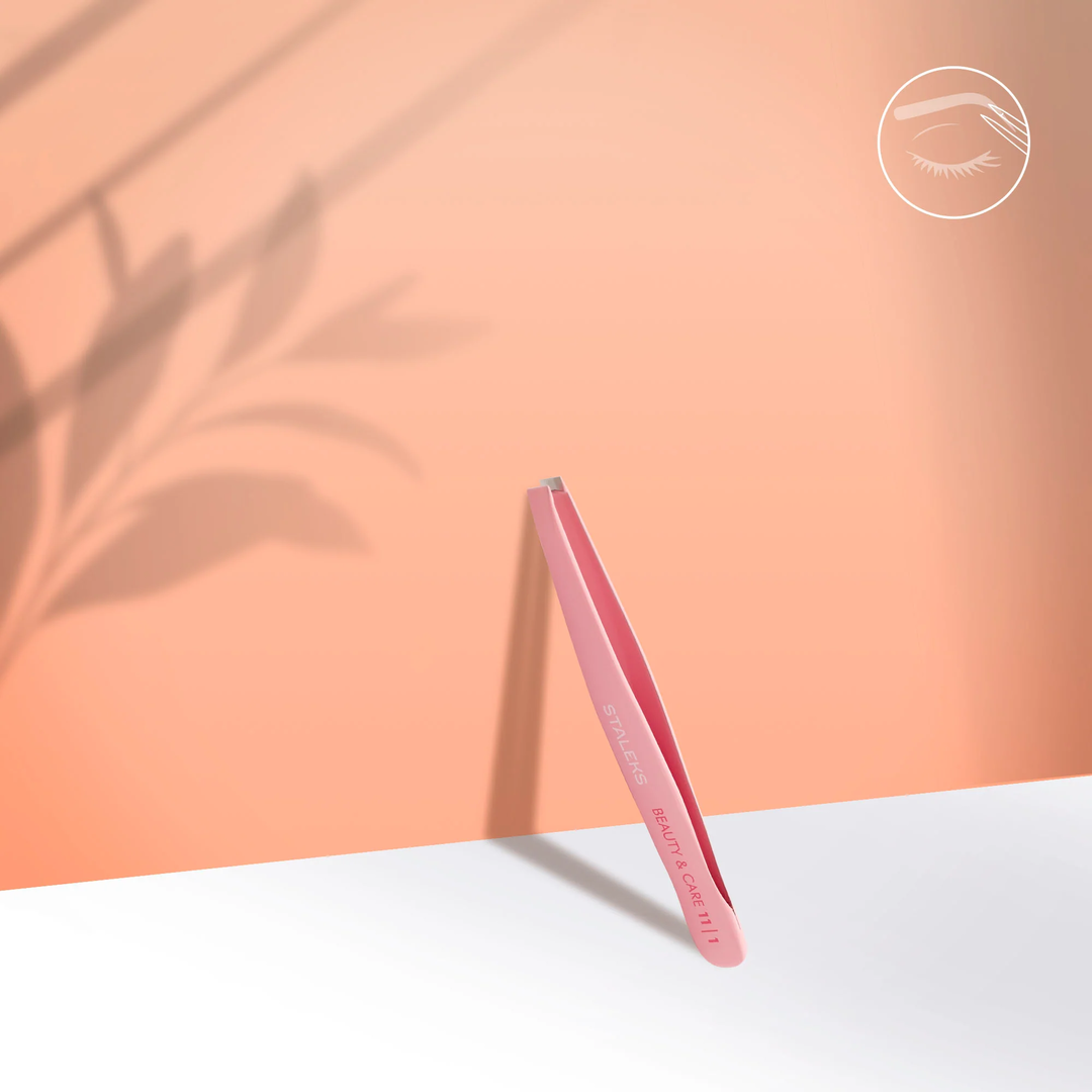 Staleks Pro Tweezers Beauty & Care 11 Tweezers, Type 1, Wide Straight TBC-11/1