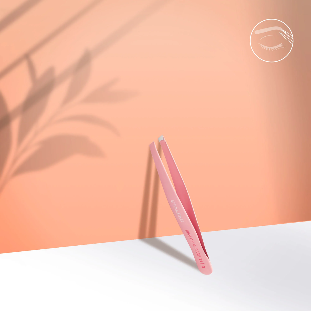 Staleks Pro Tweezers Beauty & Care 11 Tweezers, Type 3, Wide Slant TBC-11/3