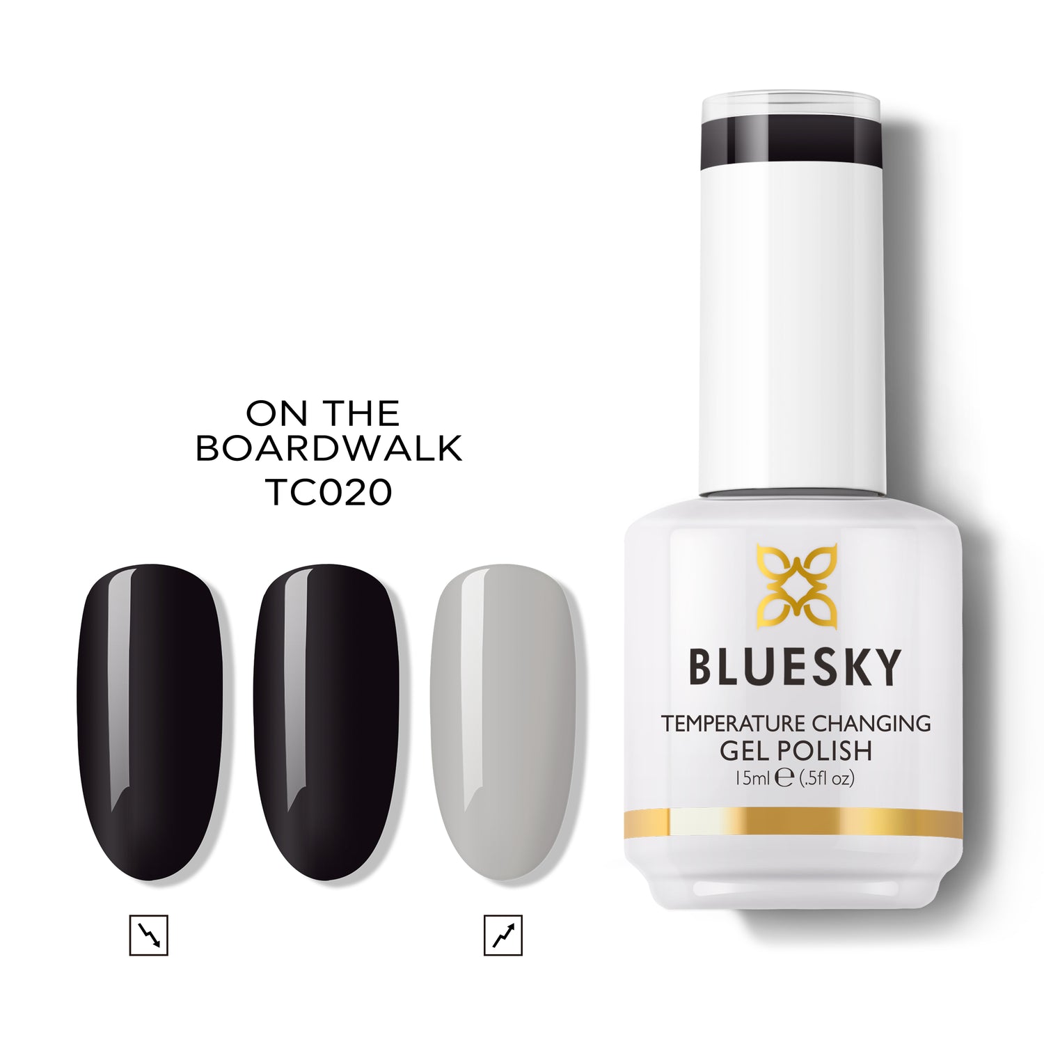Bluesky Thermo Gel Polish, On The Boardwalk