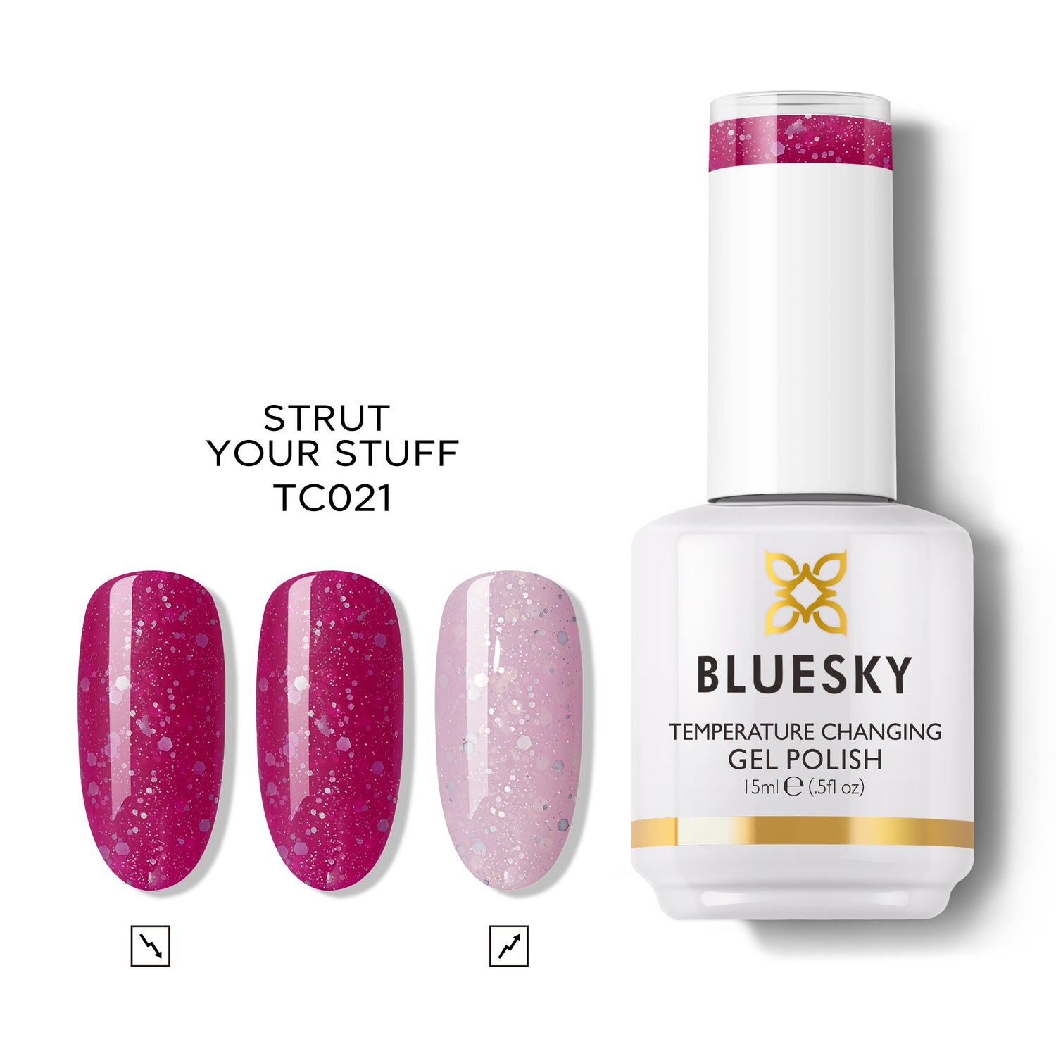 Bluesky Thermo Gel Polish, Strut Your Stuff