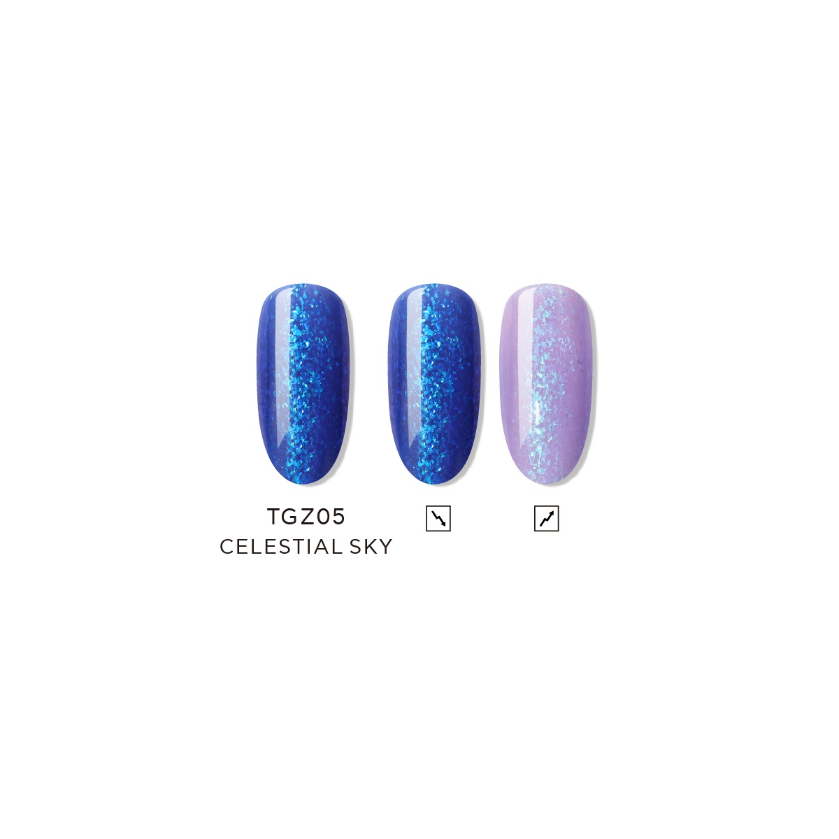 Bluesky Thermogel polish, Celestial Sky