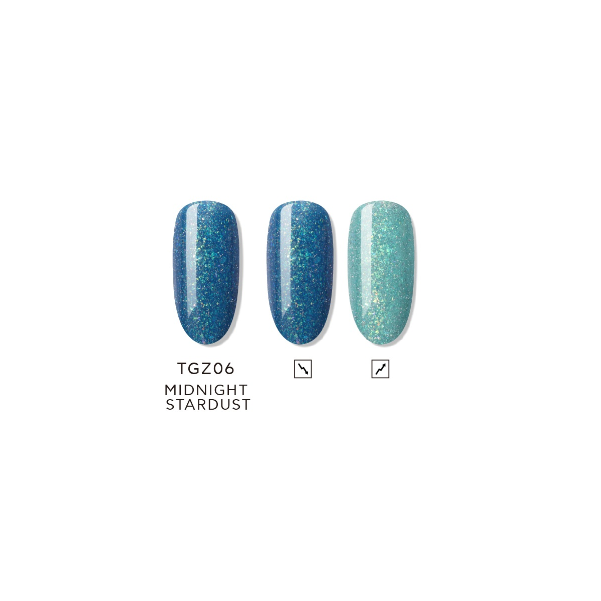 Bluesky Thermogel Lacquer, Midnight Stardust