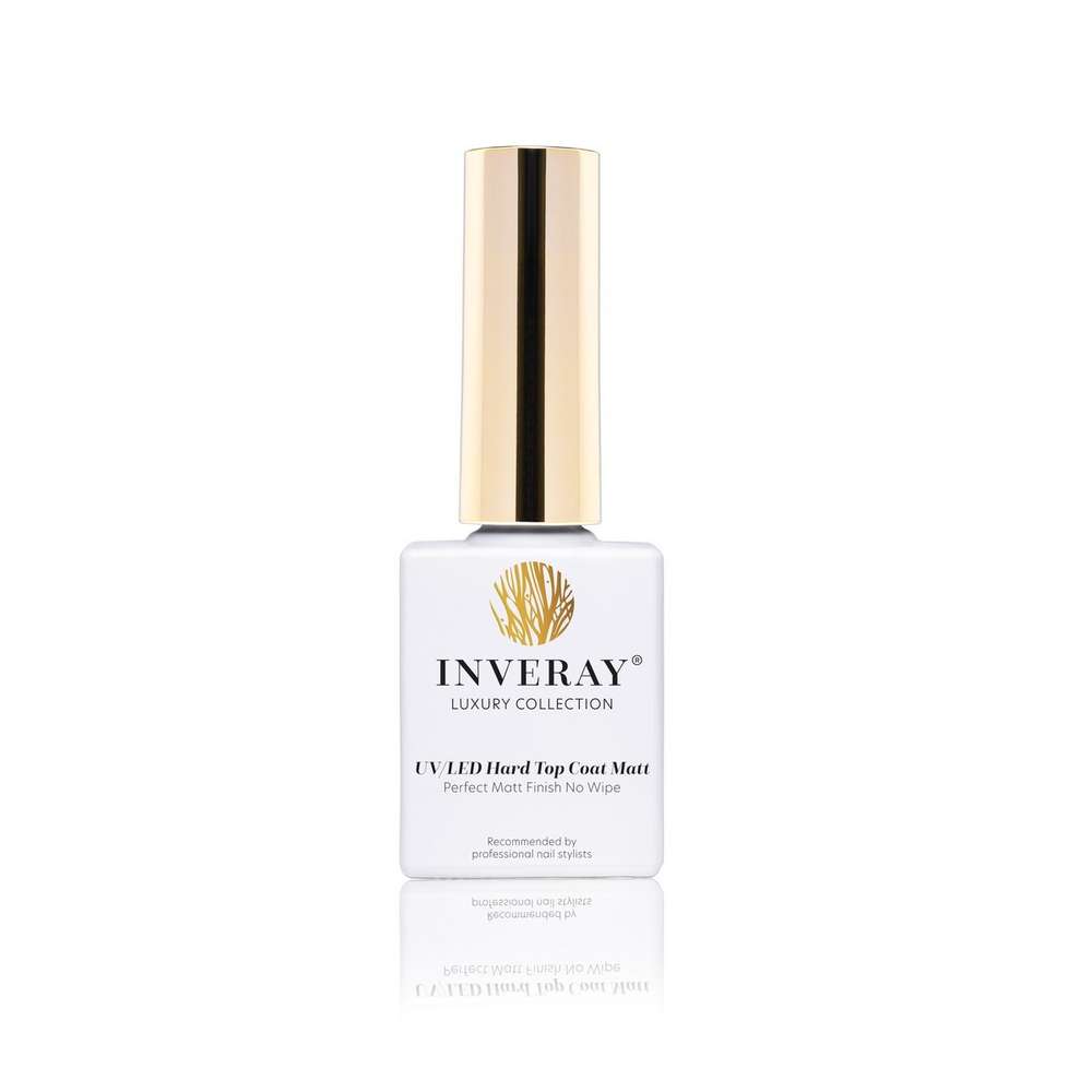 Inveray Luxury No Wipe Gel Top Coat, Perfect Matt