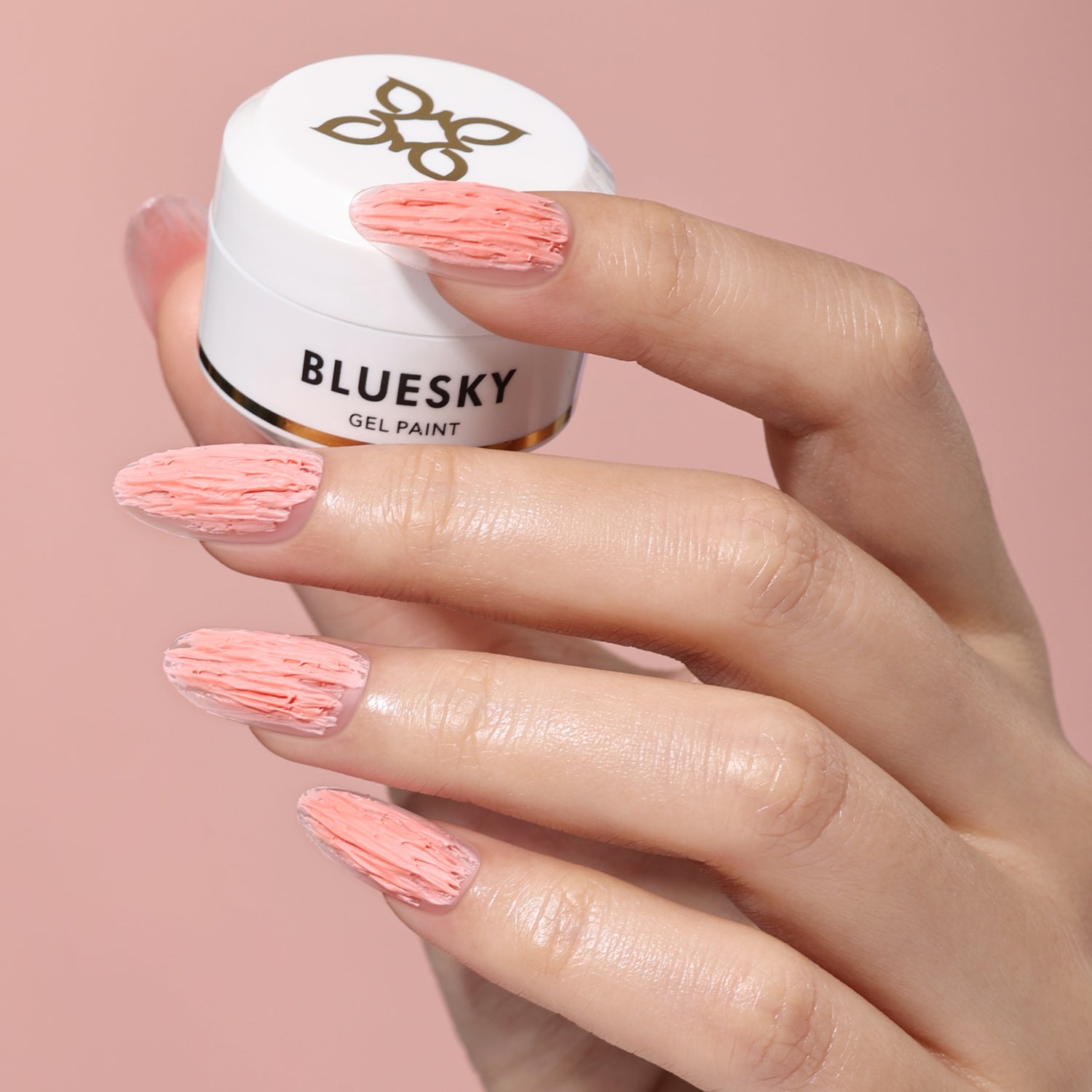 Bluesky Oil Paint Matte Gel Polish, Coral Blush