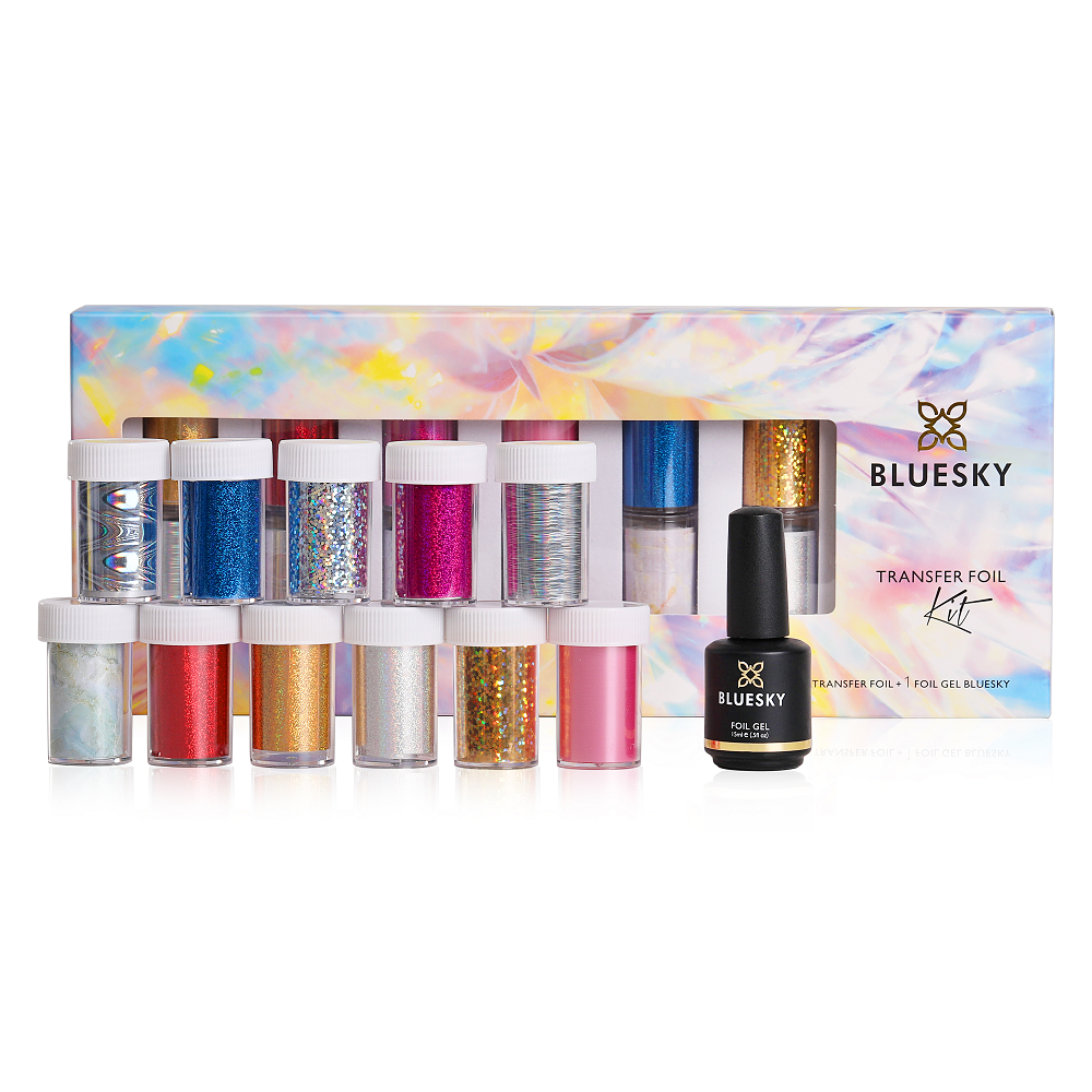 Bluesky Transfer Foil Kit 12 pcs + Glue