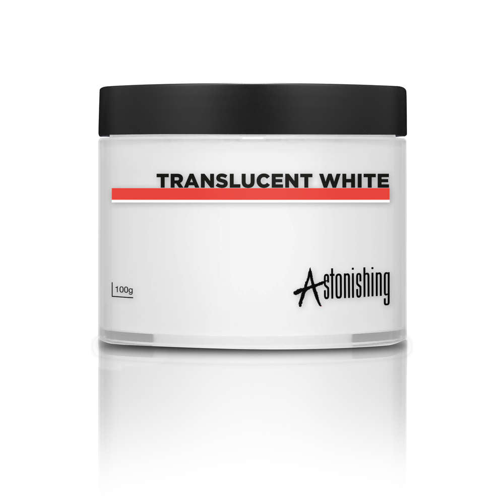 Astonishing Nails Acrylic Powder, Translucent White