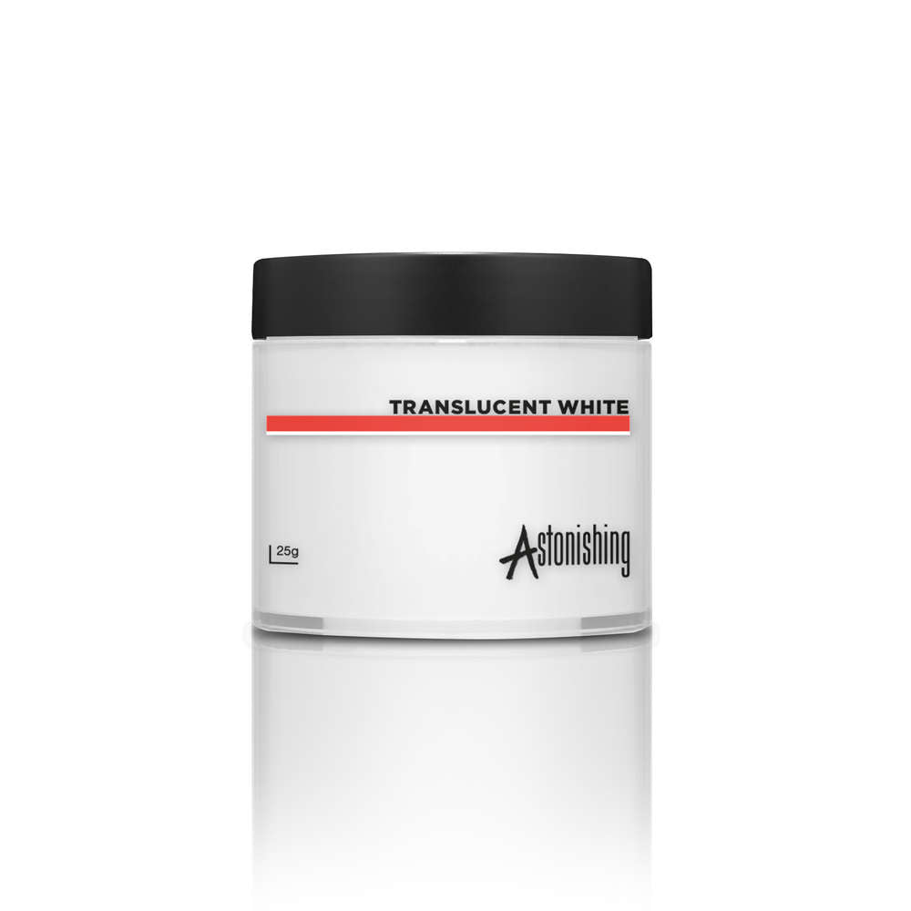 Astonishing Nails Acrylic Powder, Translucent White