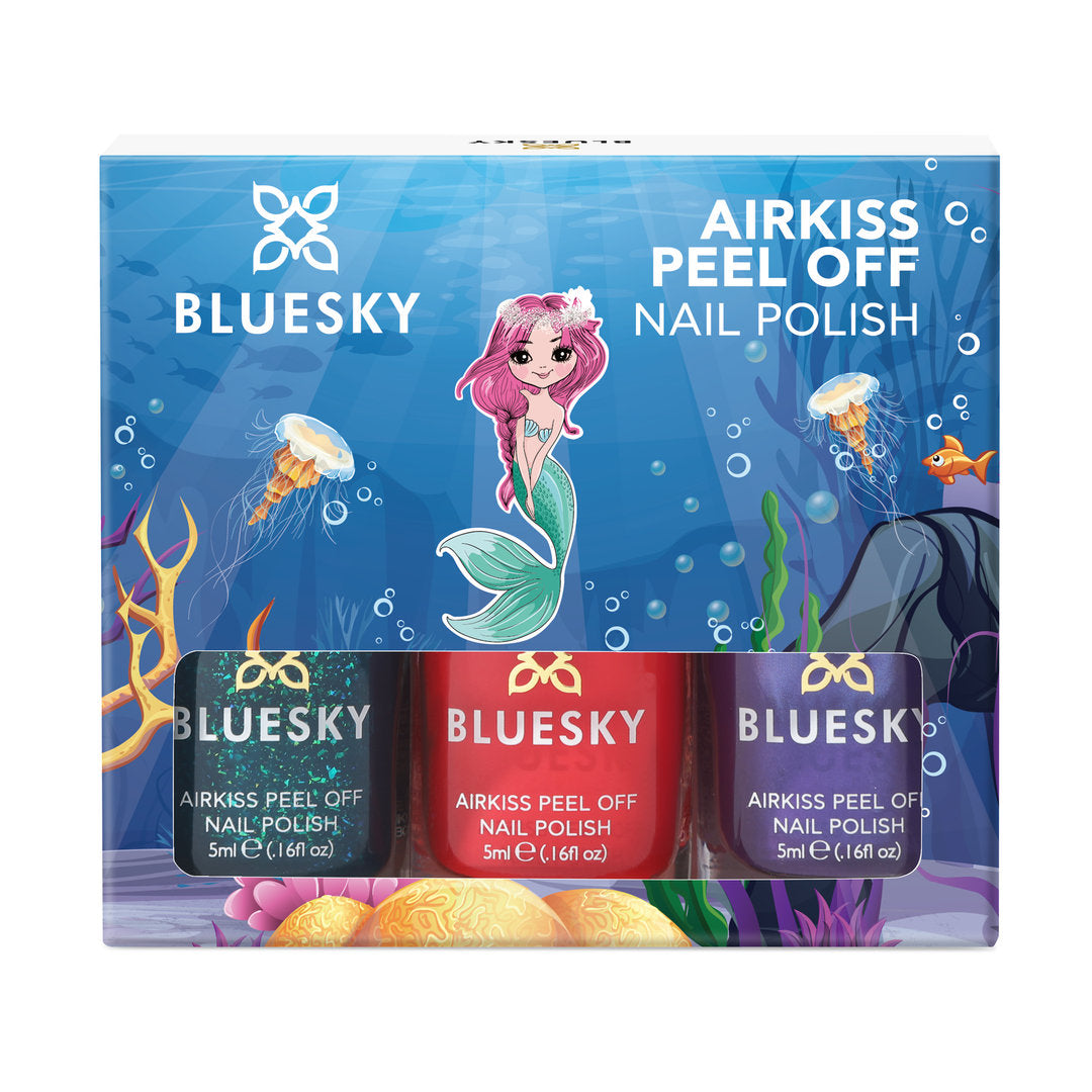 Bluesky Airkiss Peel Off Kynsilakkasetti, Under The Sea