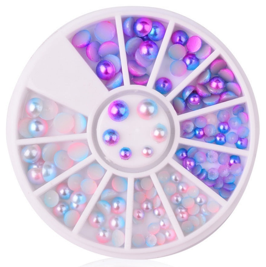 3D Pearl Blue / White