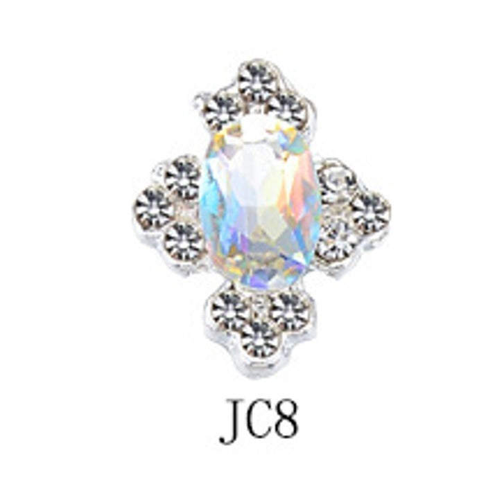 Nail Decoration, Cross 10 pcs