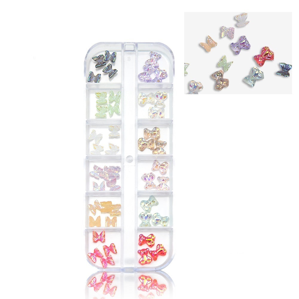 Nail Art Set, Teddy bears & Butterflies