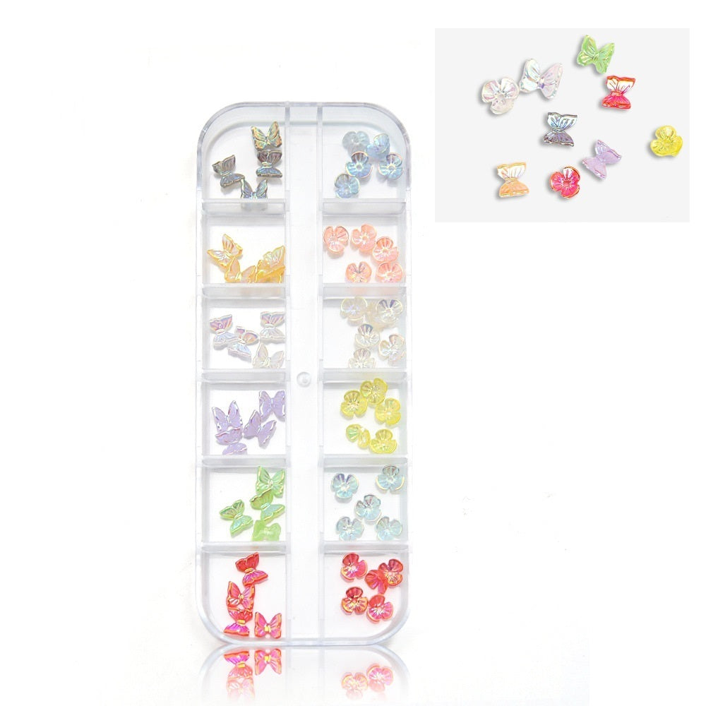 Decorative Box, Butterflies & Flowers