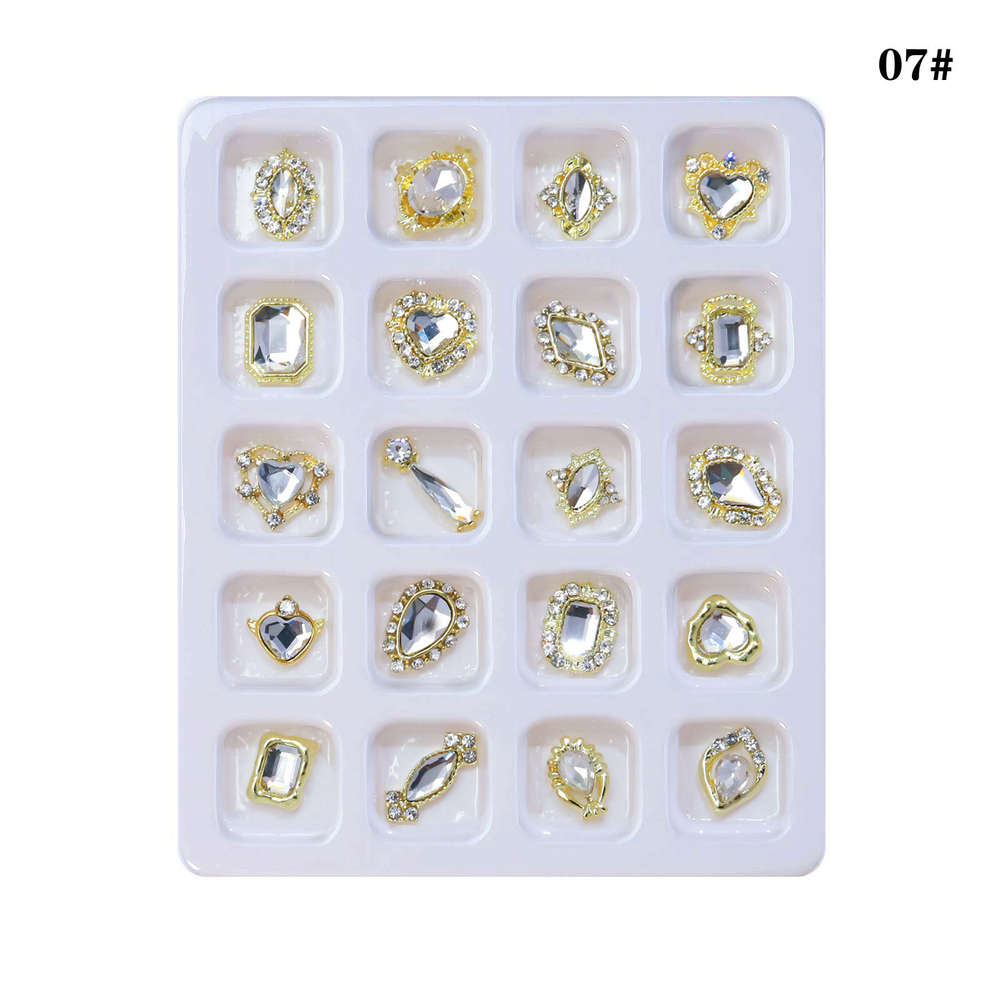 Assortment of Crystals with Decorative Frames, Clear