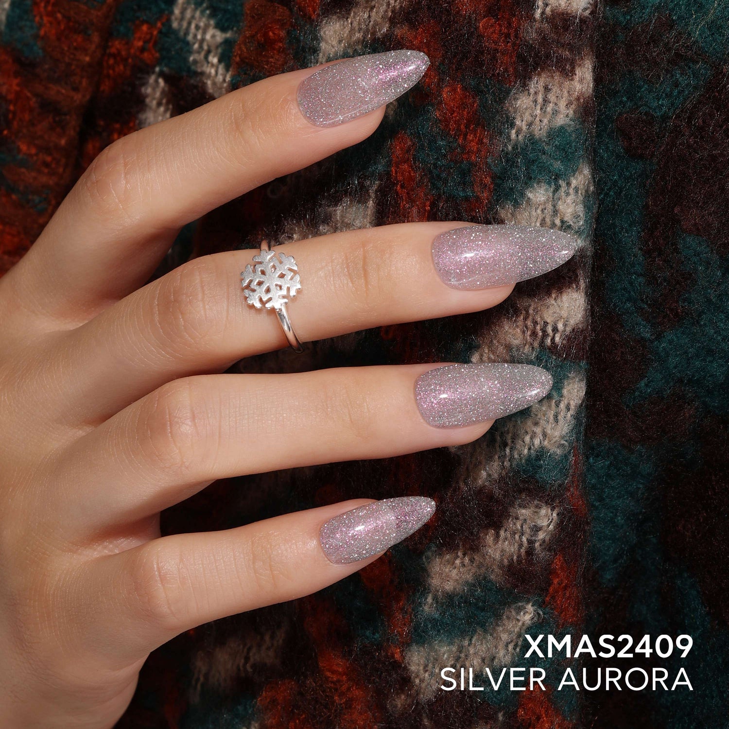 Bluesky Gel Polish, Silver Aurora