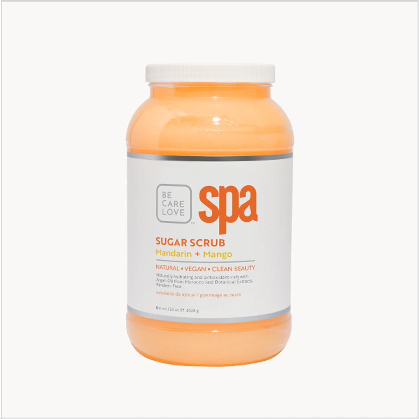 BCL Spa Sugar Scrub, Mango + Mandarin 473 g