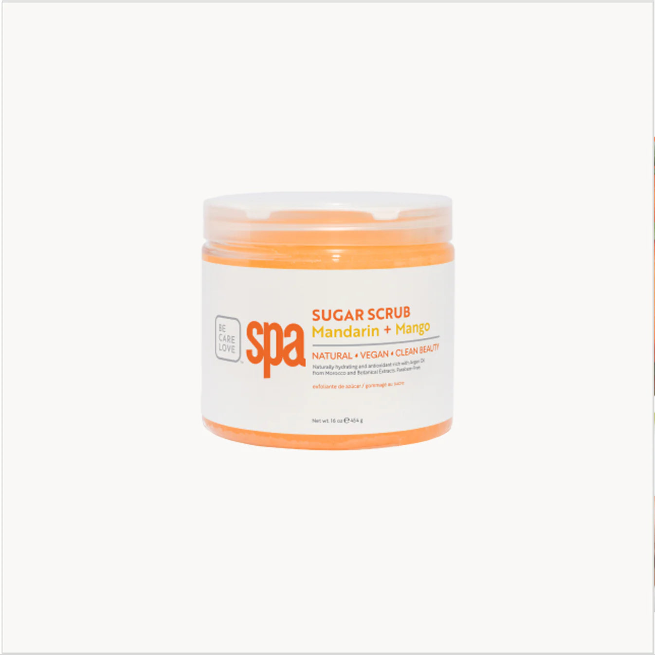 BCL Spa Sugar Scrub, Mango + Mandarin 473 g