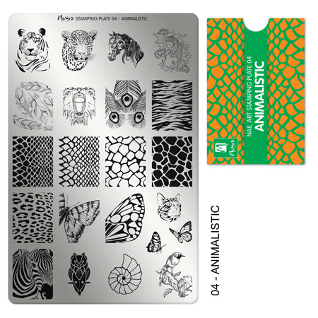 Moyra Stamping plate, 04 Animalistic