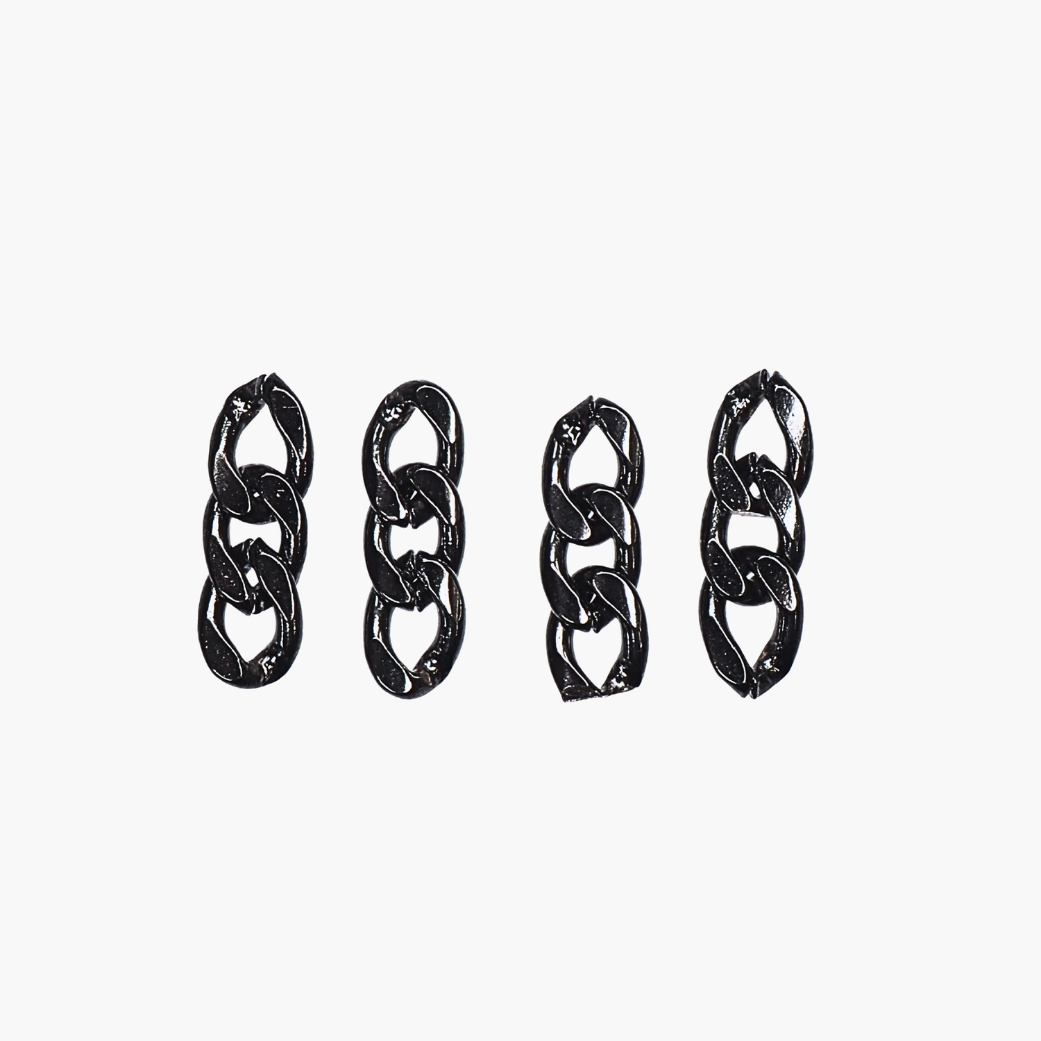 Kynsikoriste, Chain Link Musta 4 kpl
