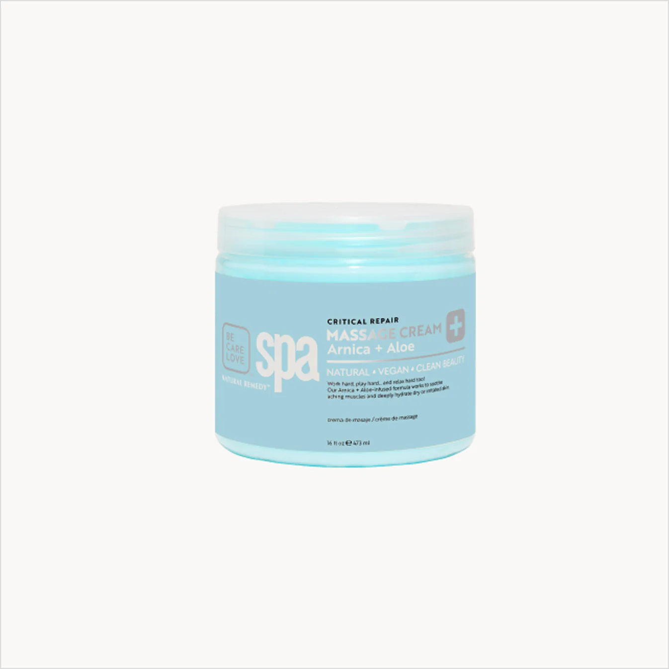 BCL Spa Massage Cream, Critical Repair Arnica + Aloe