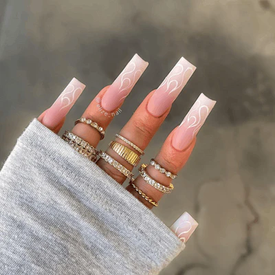 Kiara Sky XXL C-Arc Tips, Clear 500 pcs