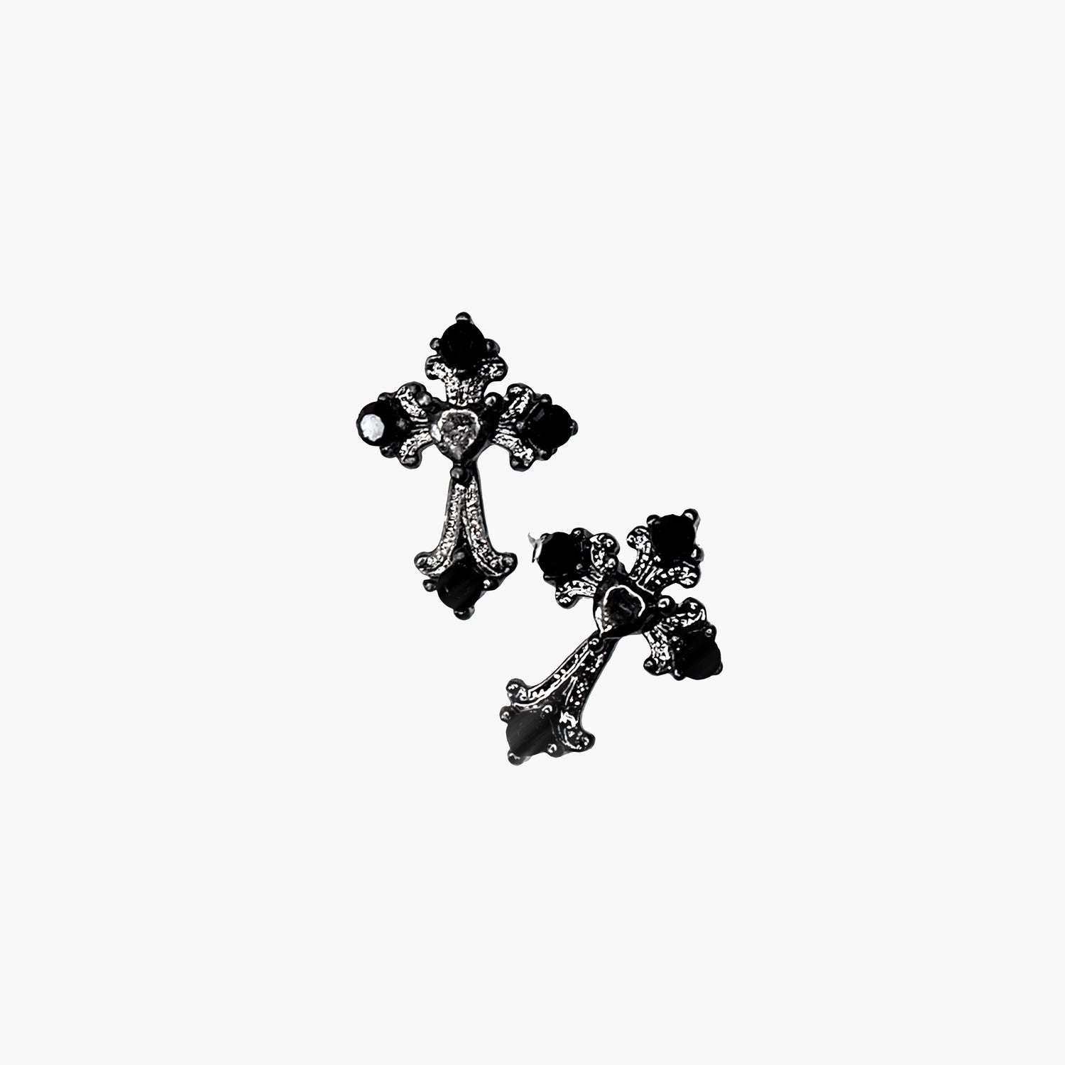Nail decoration, Gothic Cross 1 2pcs