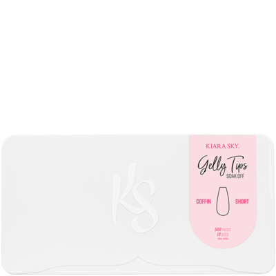 Kiara Sky Gelly Tips Kokokynnen Tipit, Short Coffin 500 kpl