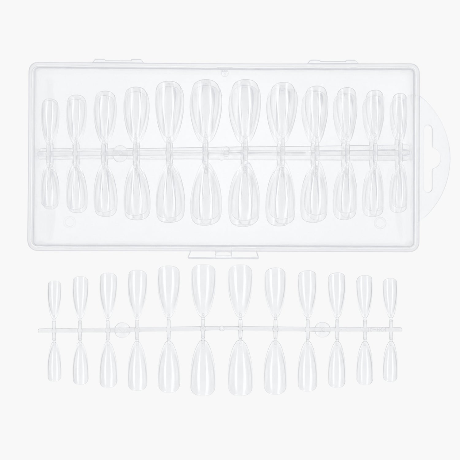 Full Cover Tips, Medium Almond 240 pcs