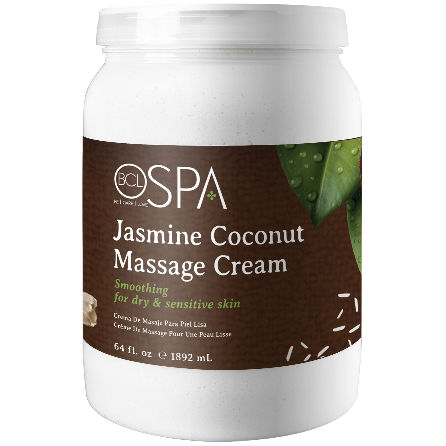 BCL Spa Massage Cream, Jasmine + Coconut