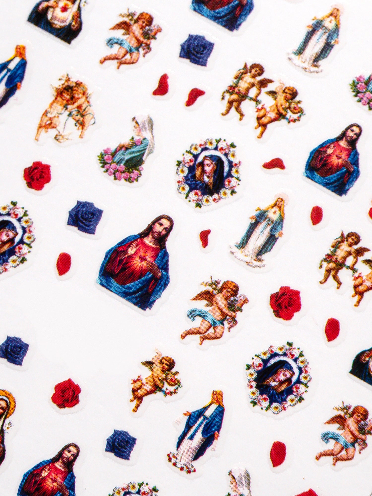 Nail stickers, Holiness Blue