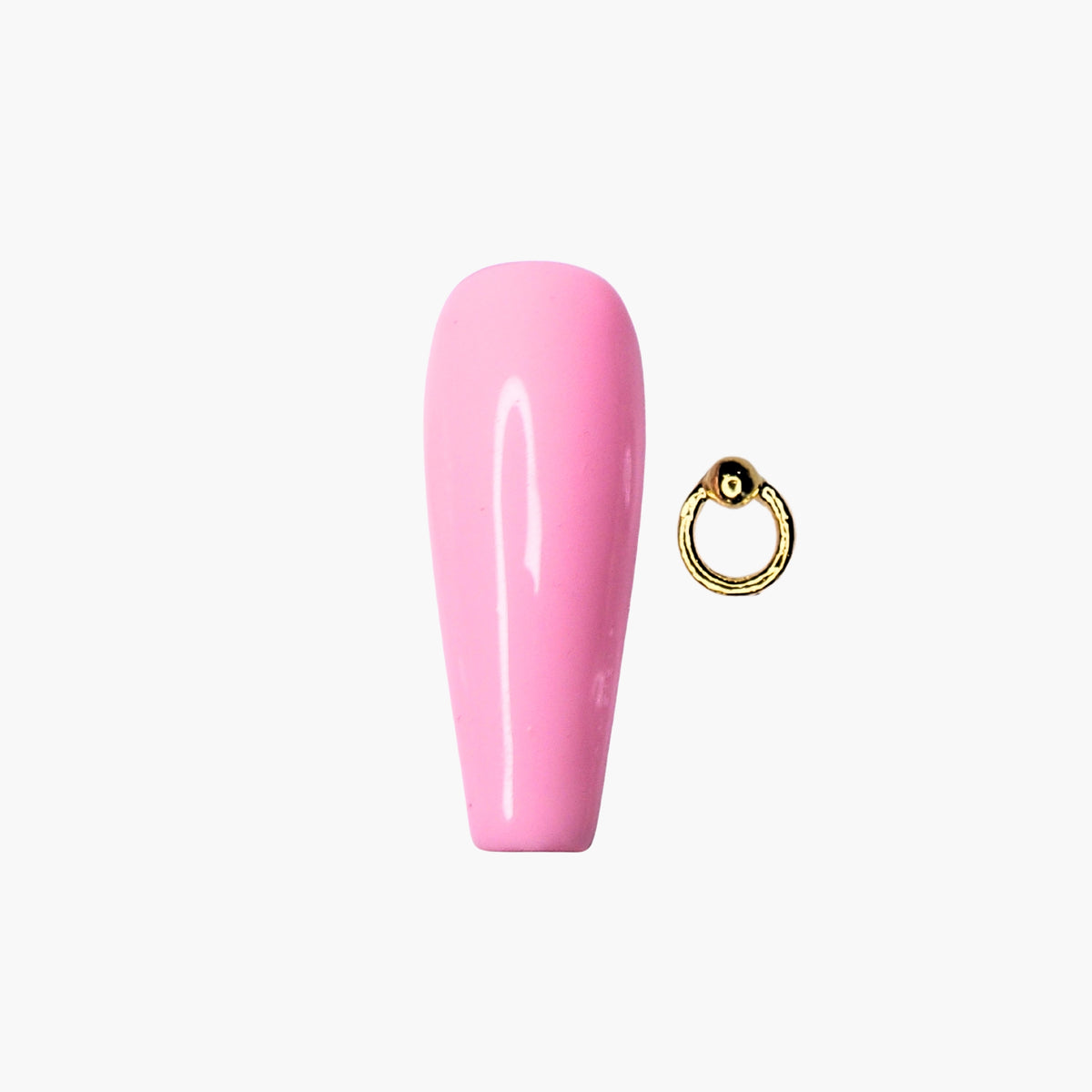 Nail art decoration, Closure Ring Small Gold 6 pcs *Discontinued
