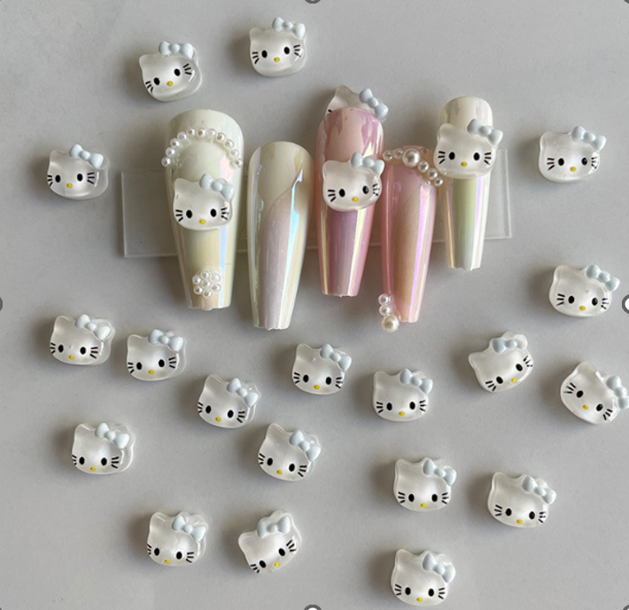 Nail decoration, Hello Kitty 5 pcs