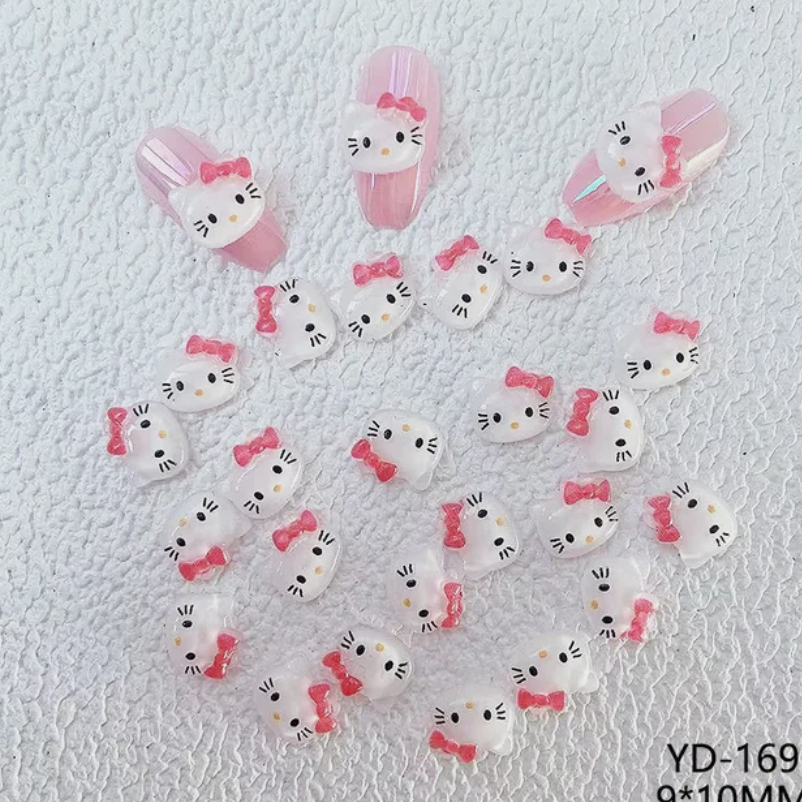 Nail decoration, Hello Kitty 4 5pcs
