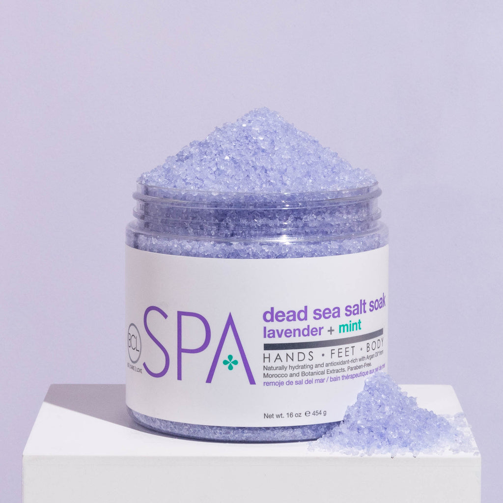 BCL Spa Dead Sea Salt Soak, Lavender + Mint 473 ml