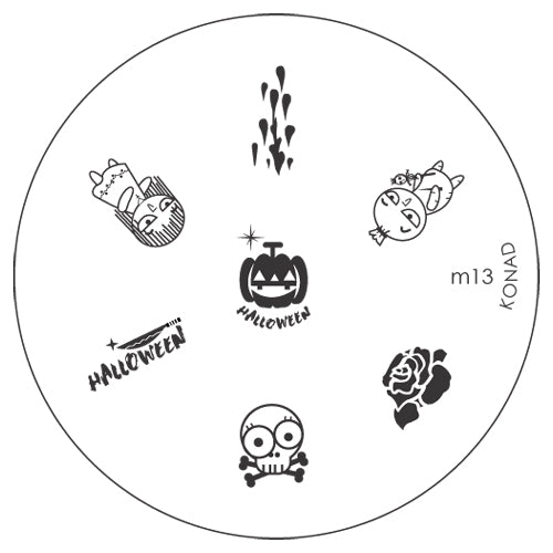 Konad Small Stamping Plate, M13