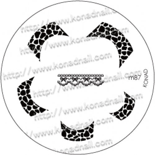 Konad Small Stamping Plate, M87