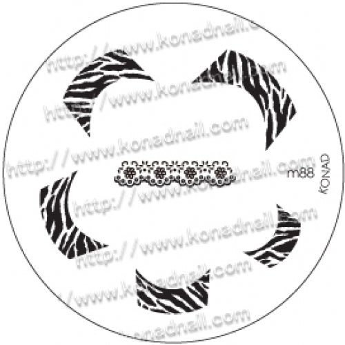 Konad Small Stamping Plate, M88