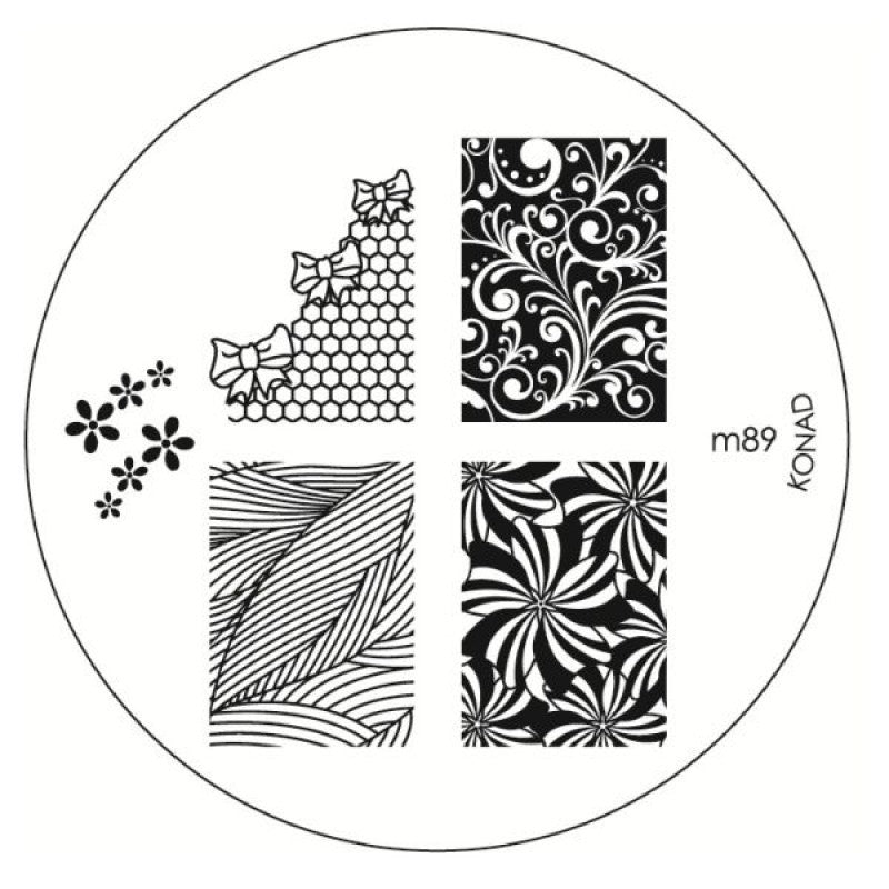 Konad Small Stamping Plate, M89