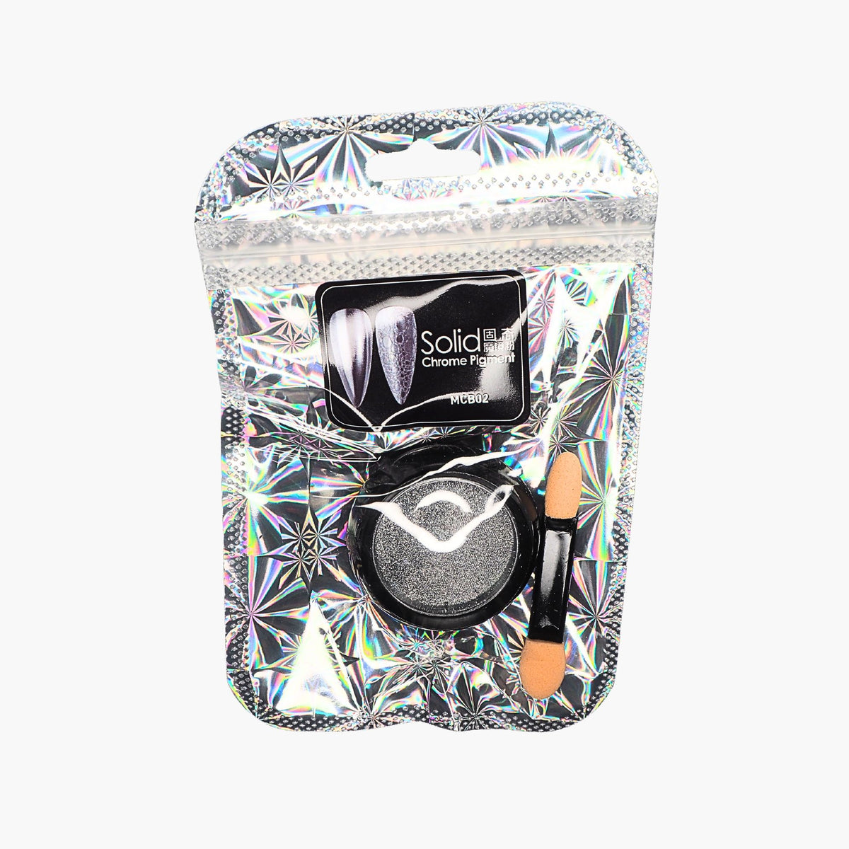 Nailfix Mirror Chrome Pigmentti, 02 Silver
