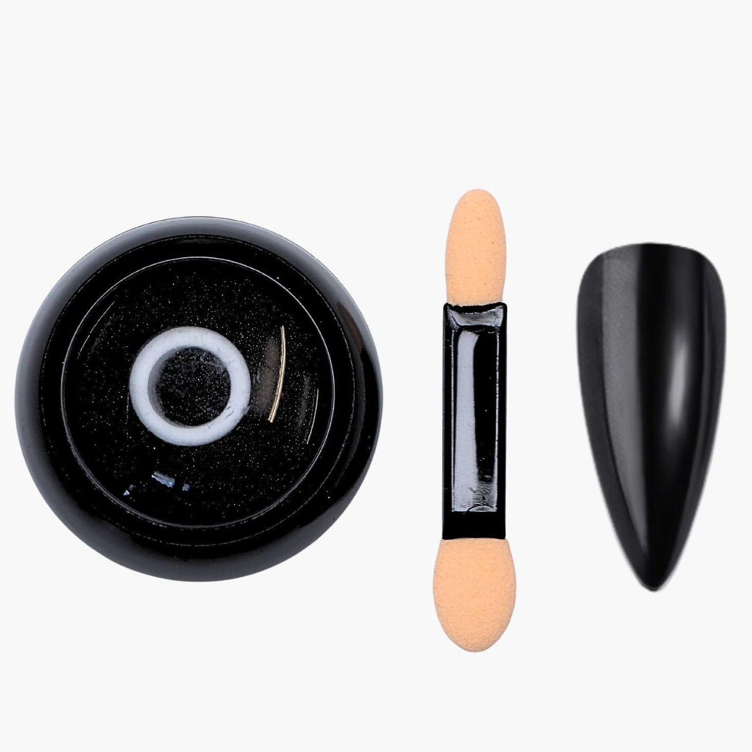 Nailfix Mirror Chrome Pigment, 10 Black