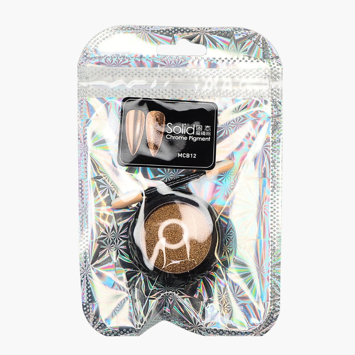 Nailfix Mirror Chrome Pigment, 12 Bronze