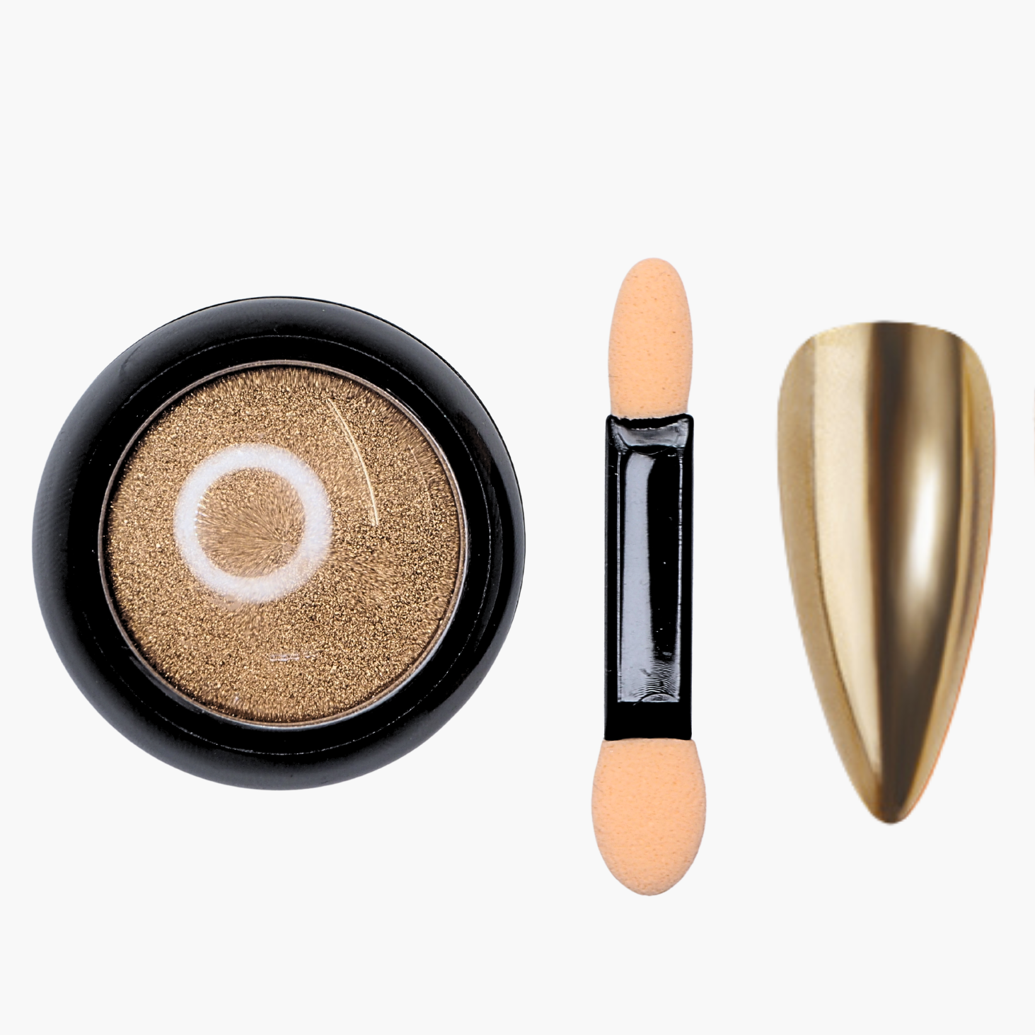 Nailfix Mirror Chrome Pigment, 15 Golden Champagne