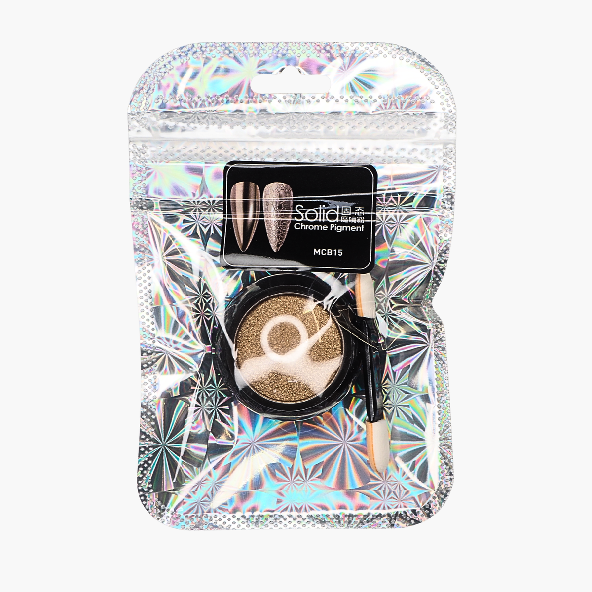 Nailfix Mirror Chrome Pigment, 15 Golden Champagne