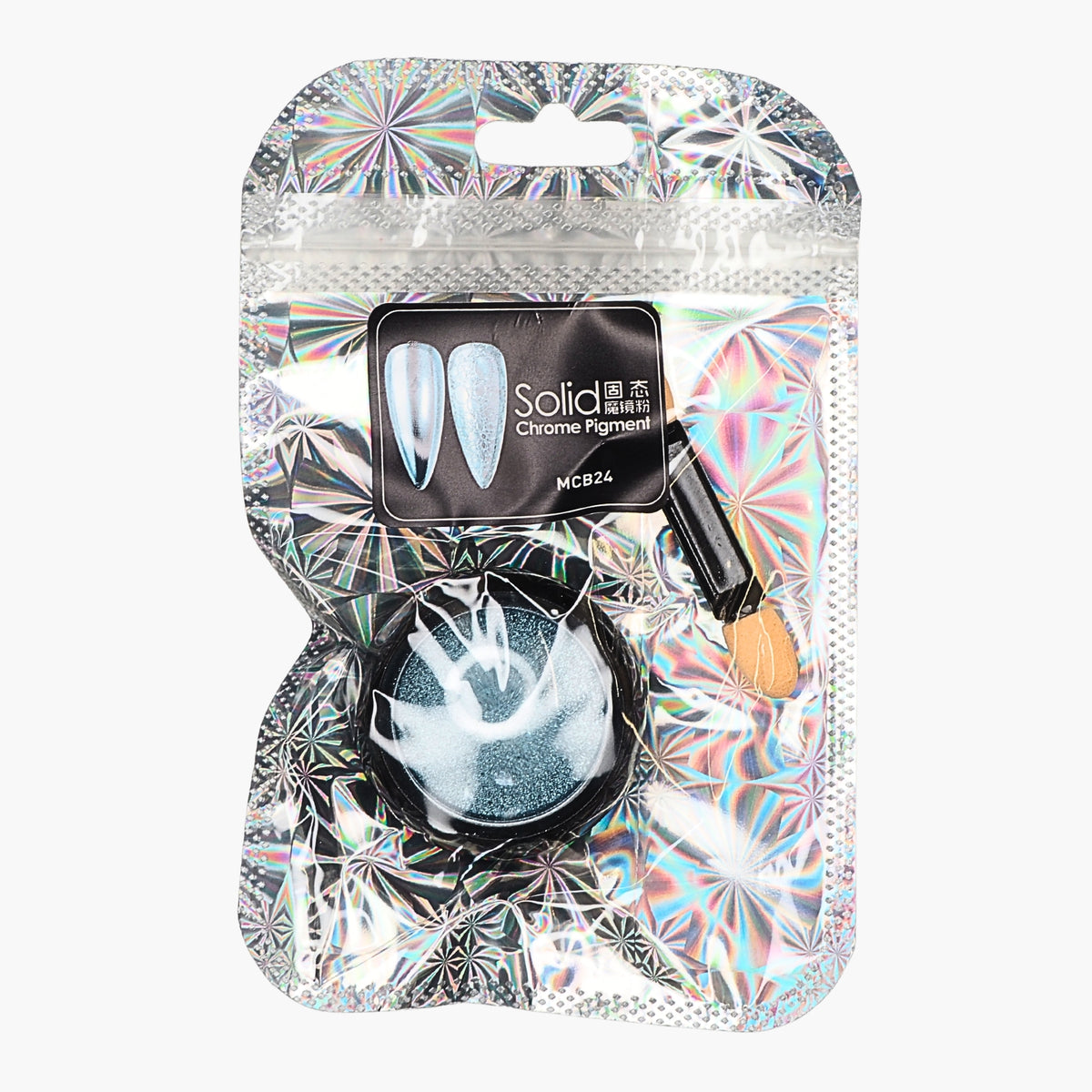 Nailfix Mirror Chrome Pigmentti, 24 Ice Blue