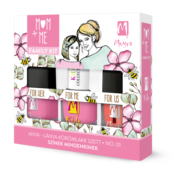 Moyra MOM + ME Family Kit Manicure set, Tin
