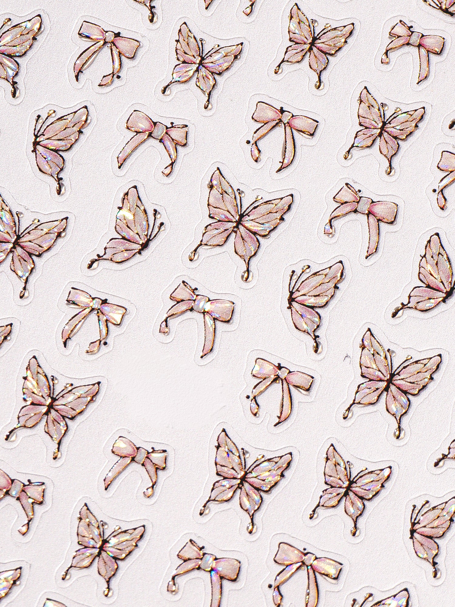 TOMONI Kynsitarrat, Iridescent Butterflies