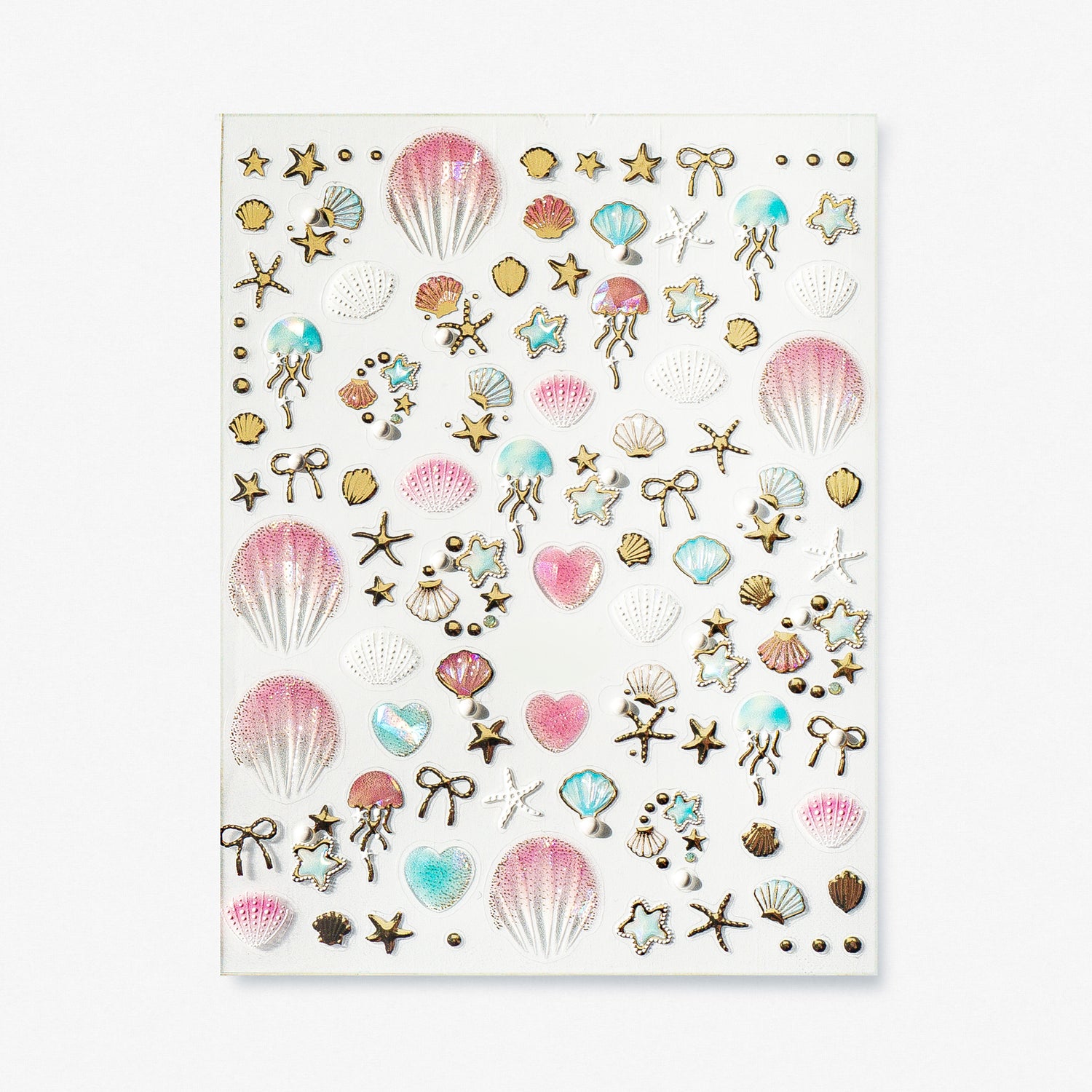 TOMONI Nail Decals, Seashells