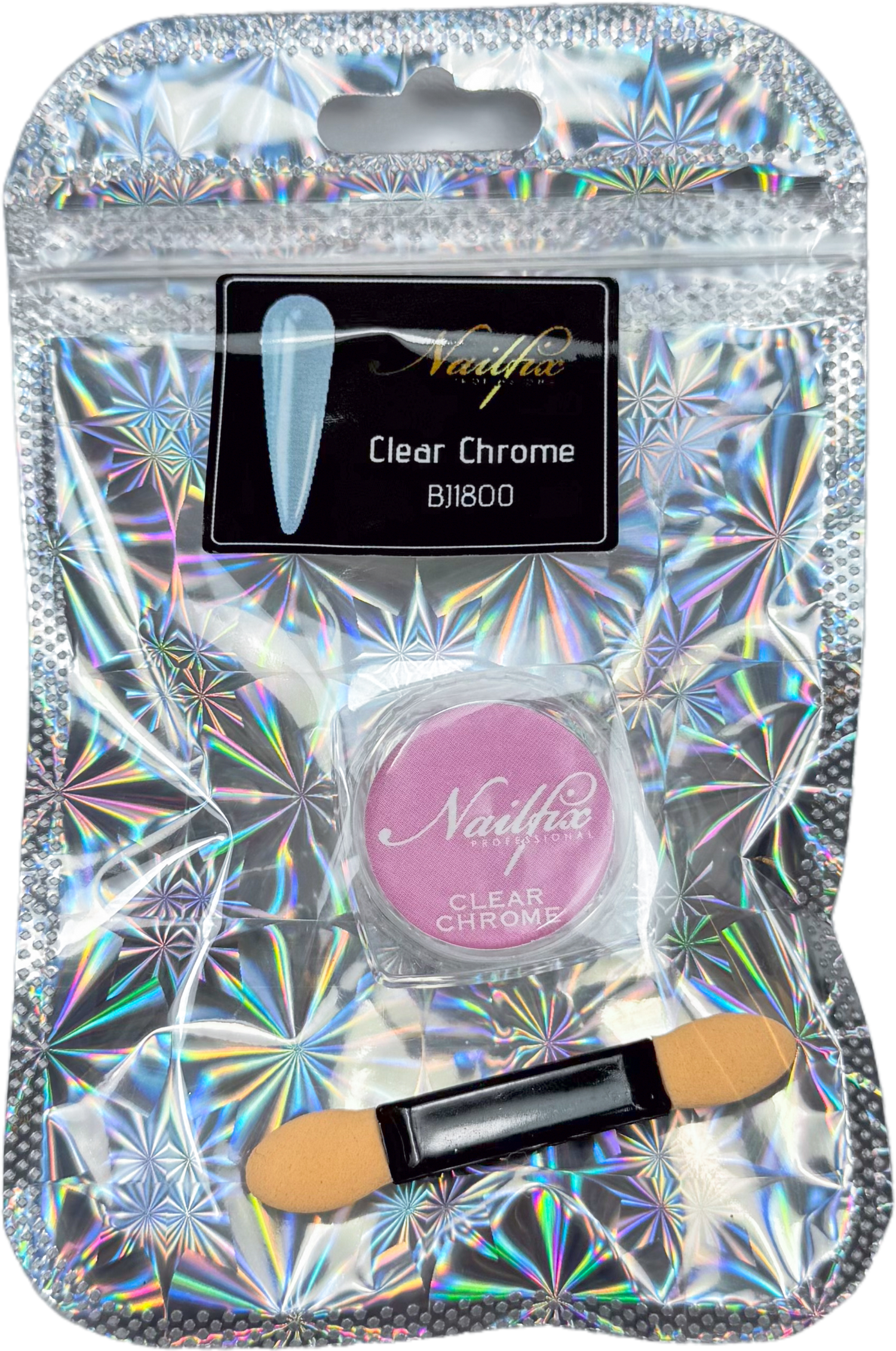 Nailfix Clear Chrome Powder